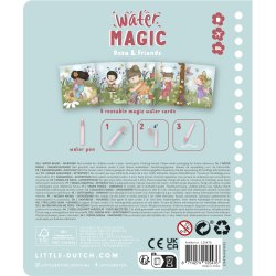 Little Dutch - Magisk Vandmalebog Rosa &amp; Friends
