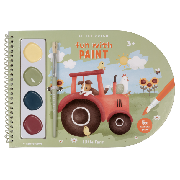 Little Dutch - Vandfarve malebog Little Farm^