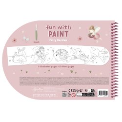 Little Dutch - Vandfarve malebog Fairy Garden