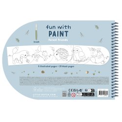 Little Dutch - Vandfarve malebog Forest Friends