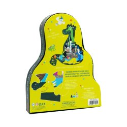 Floss &amp; Rock - Puslespil m. formet motiv &amp; ske 20 brikker - Spellbound^