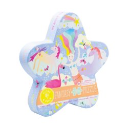 Floss &amp; Rock - Puslespil m. formet motiv &amp; ske 20 brikker - Fantasy^