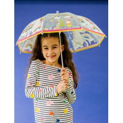 Floss &amp; Rock - Paraply m. farveskift - Rainbow Fairy Transparent 