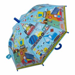 Floss &amp; Rock - Paraply m. farveskift - Construction 