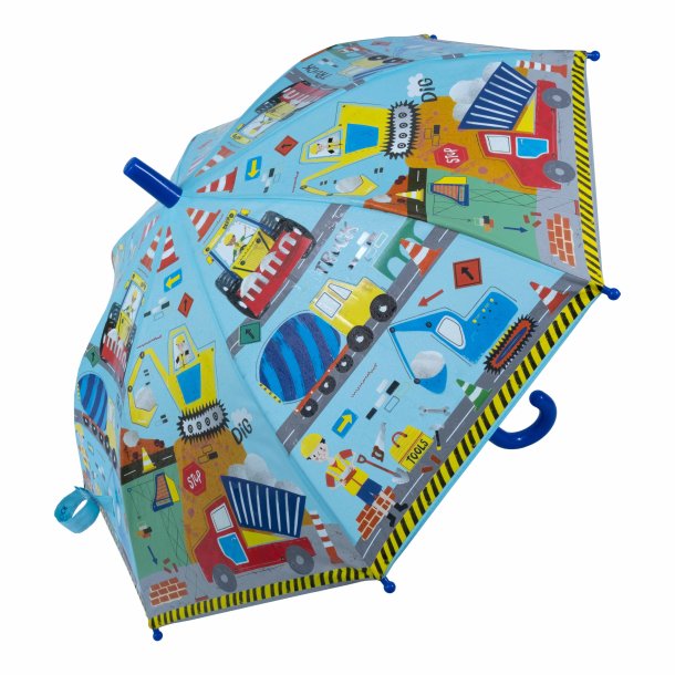 Floss &amp; Rock - Paraply m. farveskift - Construction 