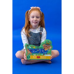 Floss &amp; Rock - Puslespil m. formet motiv &amp; ske 20 brikker - Pets^