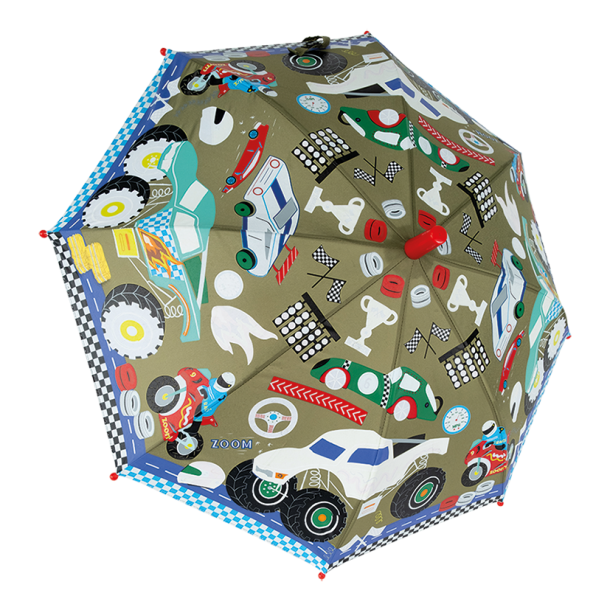 Floss &amp; Rock - Paraply m. farveskift - Cars