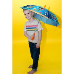 Floss &amp; Rock - Paraply m. farveskift - Adventure