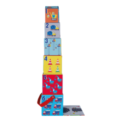 Floss &amp; Rock - Stableklodser pap m. figurer - Cubes^