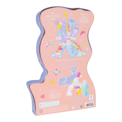 Floss &amp; Rock - Puslespil m. formet motiv &amp; ske 40 brikker - Fantasy  "Mermaid"^