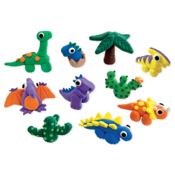 Floss &amp; Rock - Selvhrdende ler - Dino