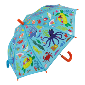 Floss & Rock - Paraply m. farveskift - Ocean
