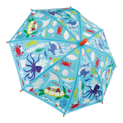 Floss &amp; Rock - Paraply m. farveskift - Ocean