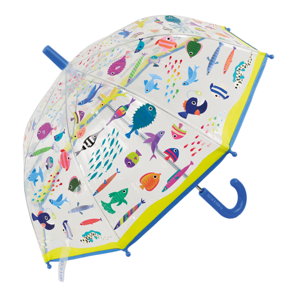 Floss &amp; Rock - Paraply (Transparent) m. farveskift - Ocean