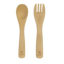 BAMBAM - Gaffel &amp; Ske s�t i Bambus^