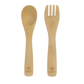 BAMBAM - Gaffel & Ske s�t i Bambus^
