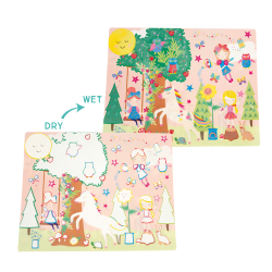 Floss &amp; Rock - Magisk Bordmtte med vandtush - Rainbow Fairy