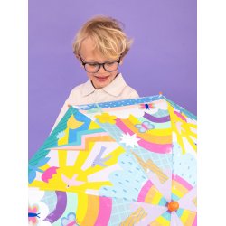 Floss &amp; Rock - Paraply m. farveskift 6�r+ - Rainbows