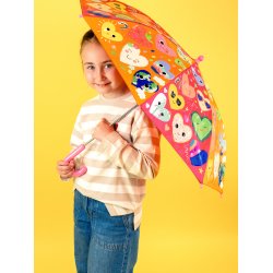 Floss &amp; Rock - Paraply m. farveskift 6�r+ - Hearts