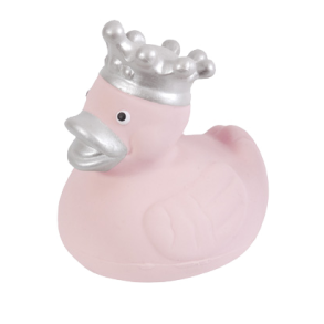 BAMBAM - Badeand - 10cm - 100% Naturgummi - Pink^