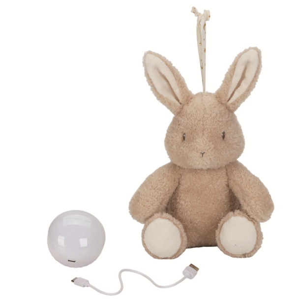 Little Dutch - Natlys med beroligende lyde Baby Bunny - Newborn