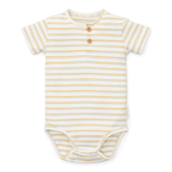 Little Dutch - Body korte rmer - Multi Stripe^