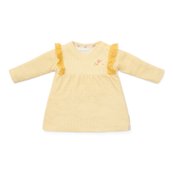 Little Dutch - Dress long sleeve Warm Yellow check^
