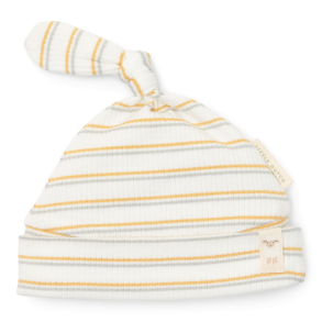 Little Dutch - Hat with button Multi stripe^