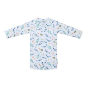 Little Dutch - Badedragt m. lange rmer UV50 -  Ocean Sea Life Multi-colour - 86/92