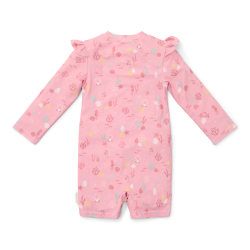 Little Dutch - Badedragt m. lange rmer UV50 -  Ocean Treasures Multi-colour - 98/104