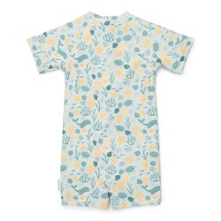 Little Dutch - Badedragt m. korte rmer UV50 -  Seashells Multi-colour - 98/104