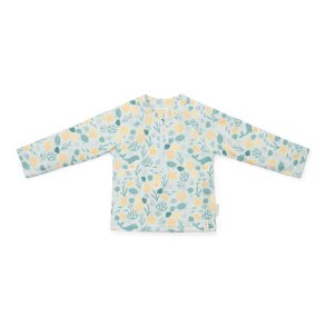 Little Dutch - Badetrje m. lange rmer UV50 -  Seashells Multi-colour - 98/104