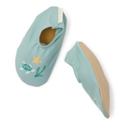Little Dutch - Badesko UV50 - Seashells Surf Blue - Str 25-26