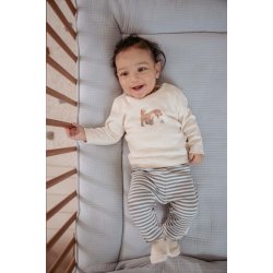 Little Dutch - Bukser Stone Blue Stripe