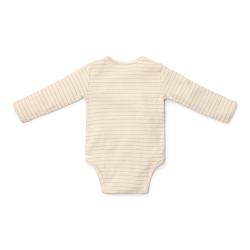 Little Dutch - Body wrap lange rmer - Soft Beige Stripe