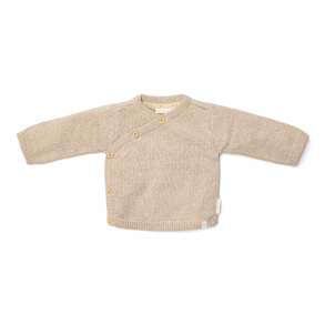 Little Dutch - Strikke Cardigan wrap  - Soft Beige Melee