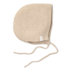 Little Dutch - Strikket hat  - Soft Beige Melee