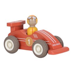 Little Dutch - Racerbiler med tr�k-slip og tr�figurer 