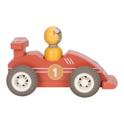 Little Dutch - Racerbiler med tr�k-slip og tr�figurer 