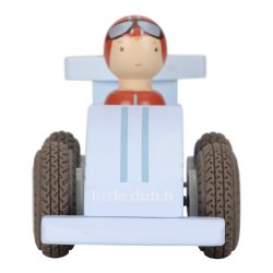 Little Dutch - Racerbiler med tr�k-slip og tr�figurer 