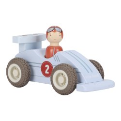 Little Dutch - Racerbiler med tr�k-slip og tr�figurer 