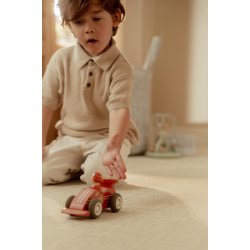 Little Dutch - Racerbiler med tr�k-slip og tr�figurer 