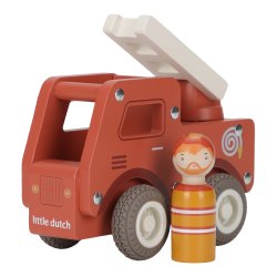 Little Dutch - Brandbil m/tr�figur 