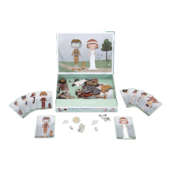 Little Dutch - Jim &amp; Rosa Magnetisk legekasse 