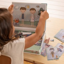 Little Dutch - Jim &amp; Rosa Magnetisk legekasse 