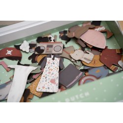 Little Dutch - Jim &amp; Rosa Magnetisk legekasse 