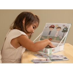 Little Dutch - Jim &amp; Rosa Magnetisk legekasse 