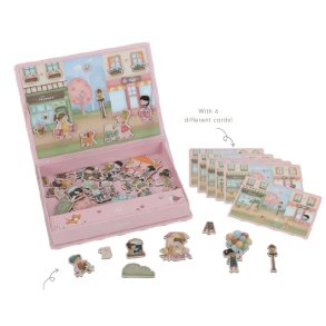 Little Dutch - Magnetisk leges�t - Rosa's shopping gade