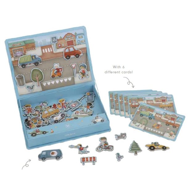 Little Dutch - Magnetisk leges�t - Jim's k�ret�jer