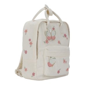 Little Dutch - Rygs�k med blomster og sommerfugl - Offwhite (Februar)